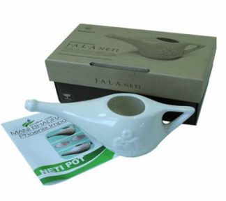 Neti pot incl. klein zakje himalaya-zout