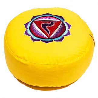 Meditatiekussen, geel, 3e chakra