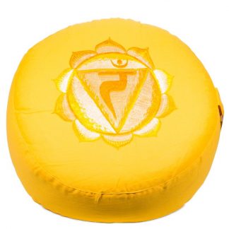 Meditatiekussen, geel, 3e chakra