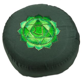 Meditatiekussen, groen, 4e chakra