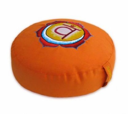 Meditatiekussen, oranje, 2e chakra - Afbeelding 2