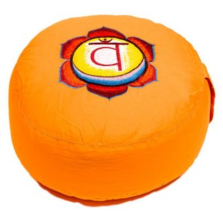 Meditatiekussen, oranje, 2e chakra