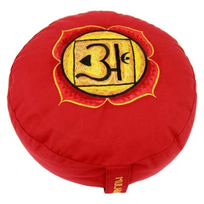 Meditatiekussen, rood, 1e chakra