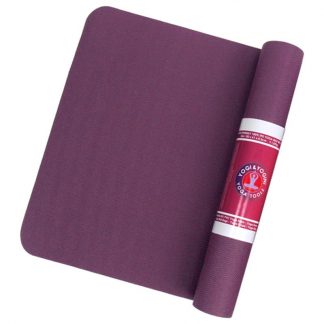 Yogamat, natuurlijk rubber, bordeaux/paars, hoge dichtheid (0,3 cm)