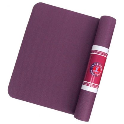Yogamat, natuurlijk rubber, bordeaux/paars, hoge dichtheid (0,3 cm)