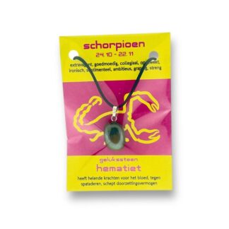 Schorpioen, hematiet